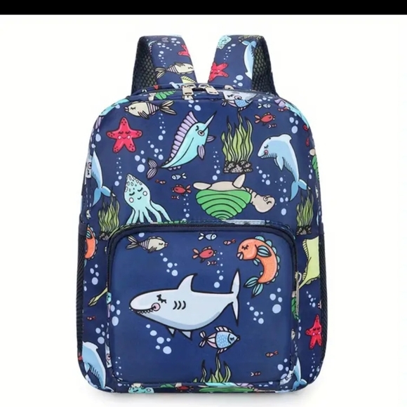 Other - Children's Cute Cartoon Blue Shark Backpack, Fashion Bag. New NWT‎ 12x10